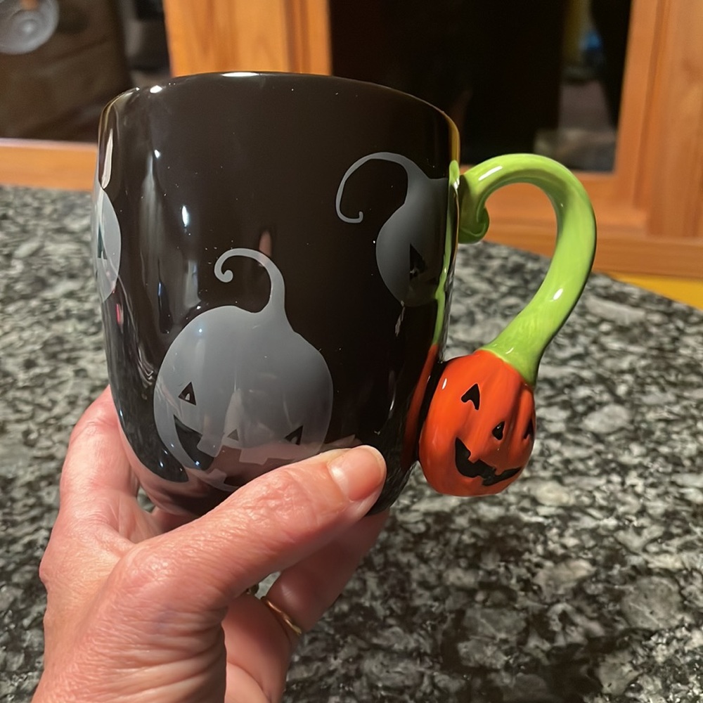 Happy‎ Halloween whimsical coffee mug
